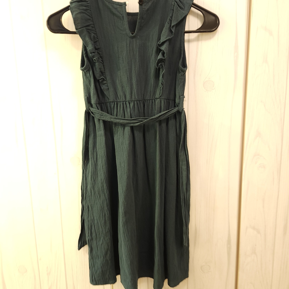 Charming Green Kids Dress - Picture 6 of 8